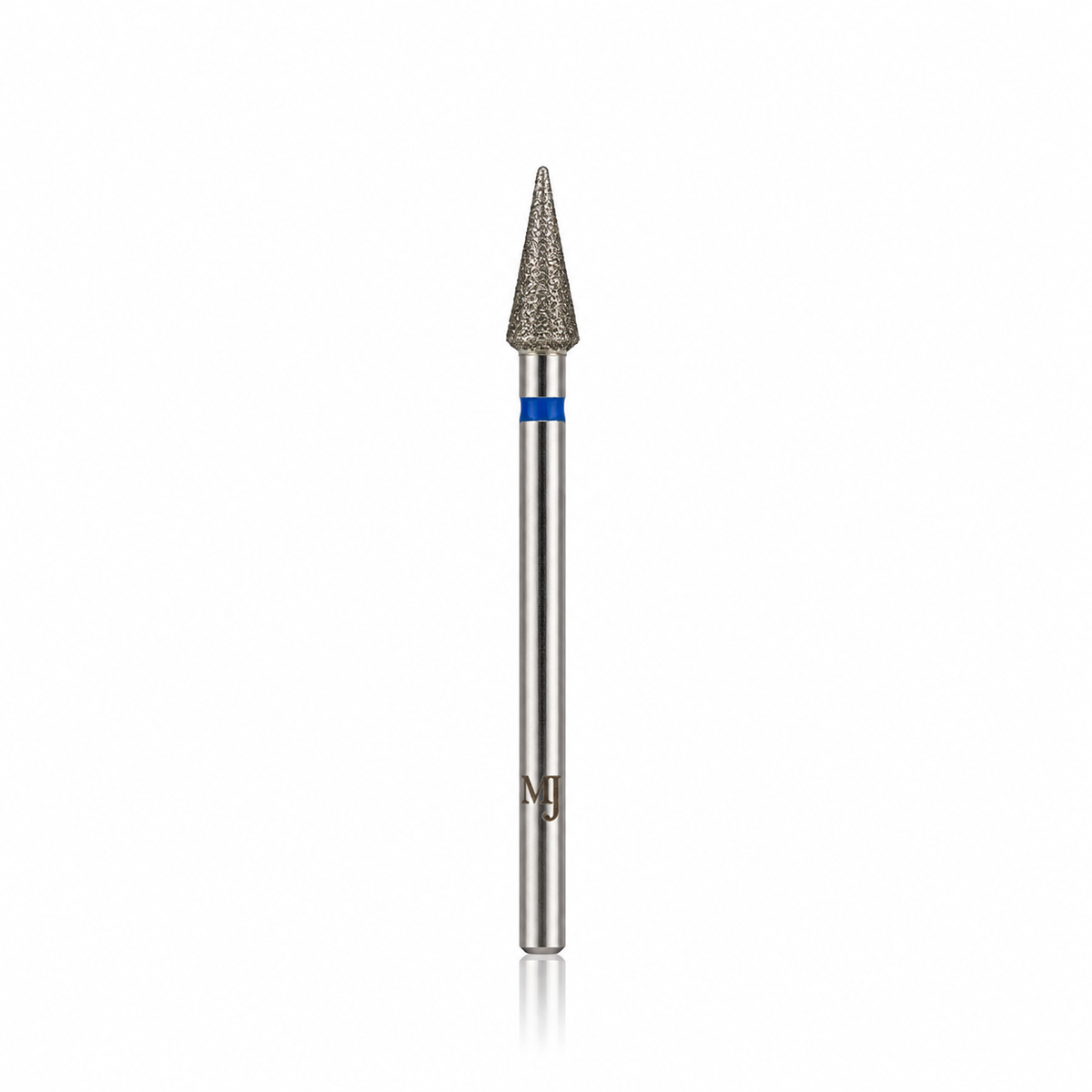 Diamond Nail Drill Bit – Blue Ring (Cone Shape)
