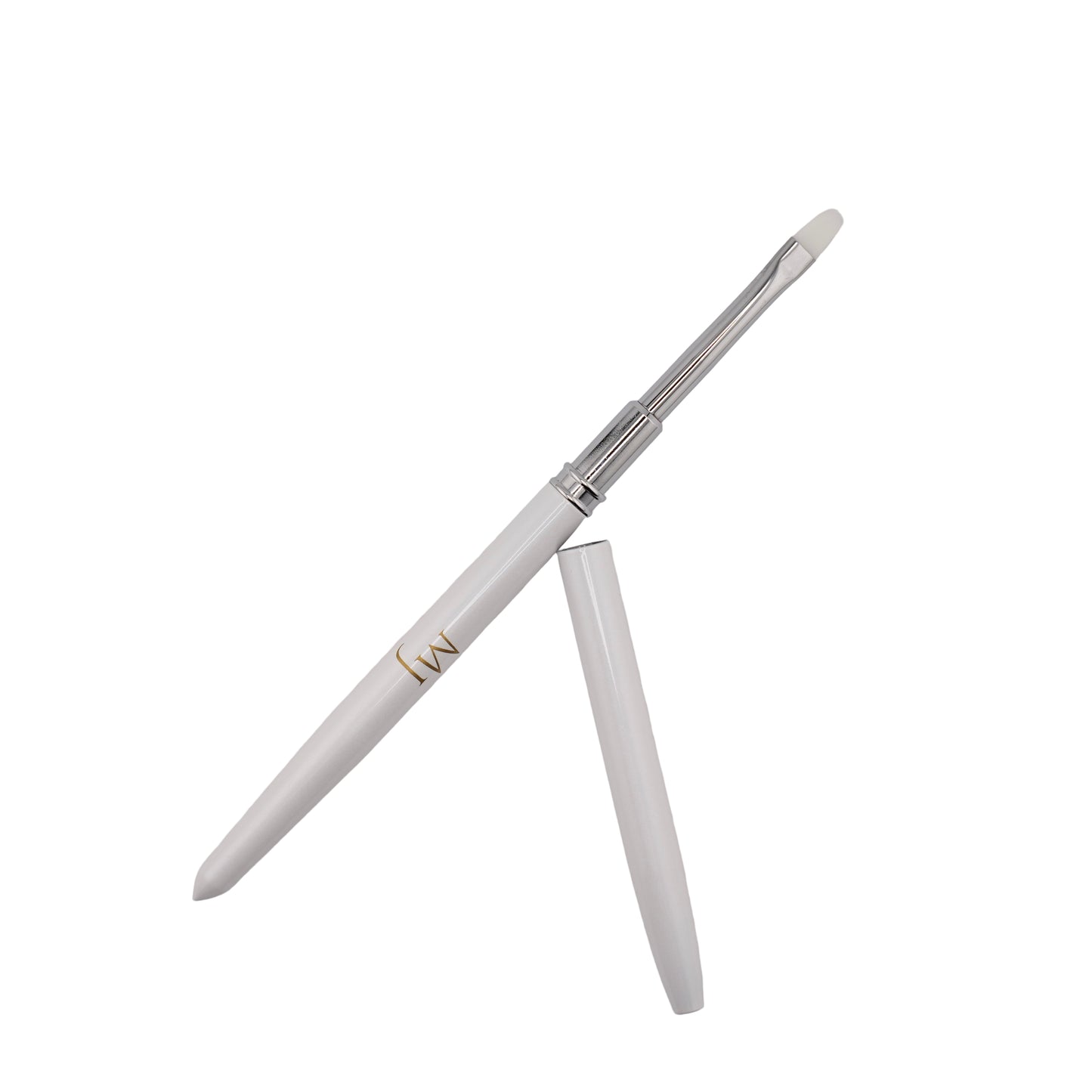 Professional Oval Gel Brush — Short Bristles Synthetic Brush