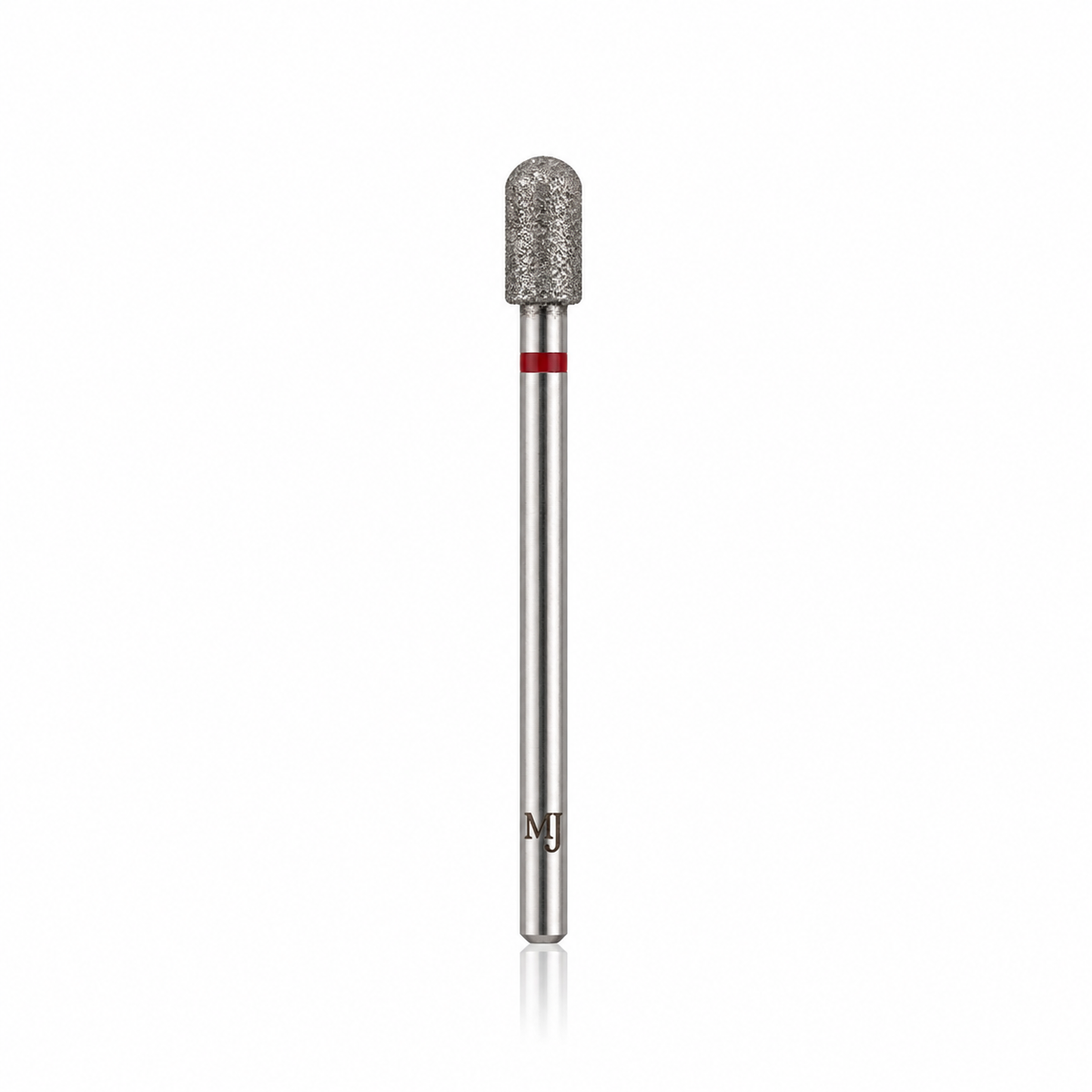 Diamond Nail Drill Bit – Red Ring (Rounded Cylinder)