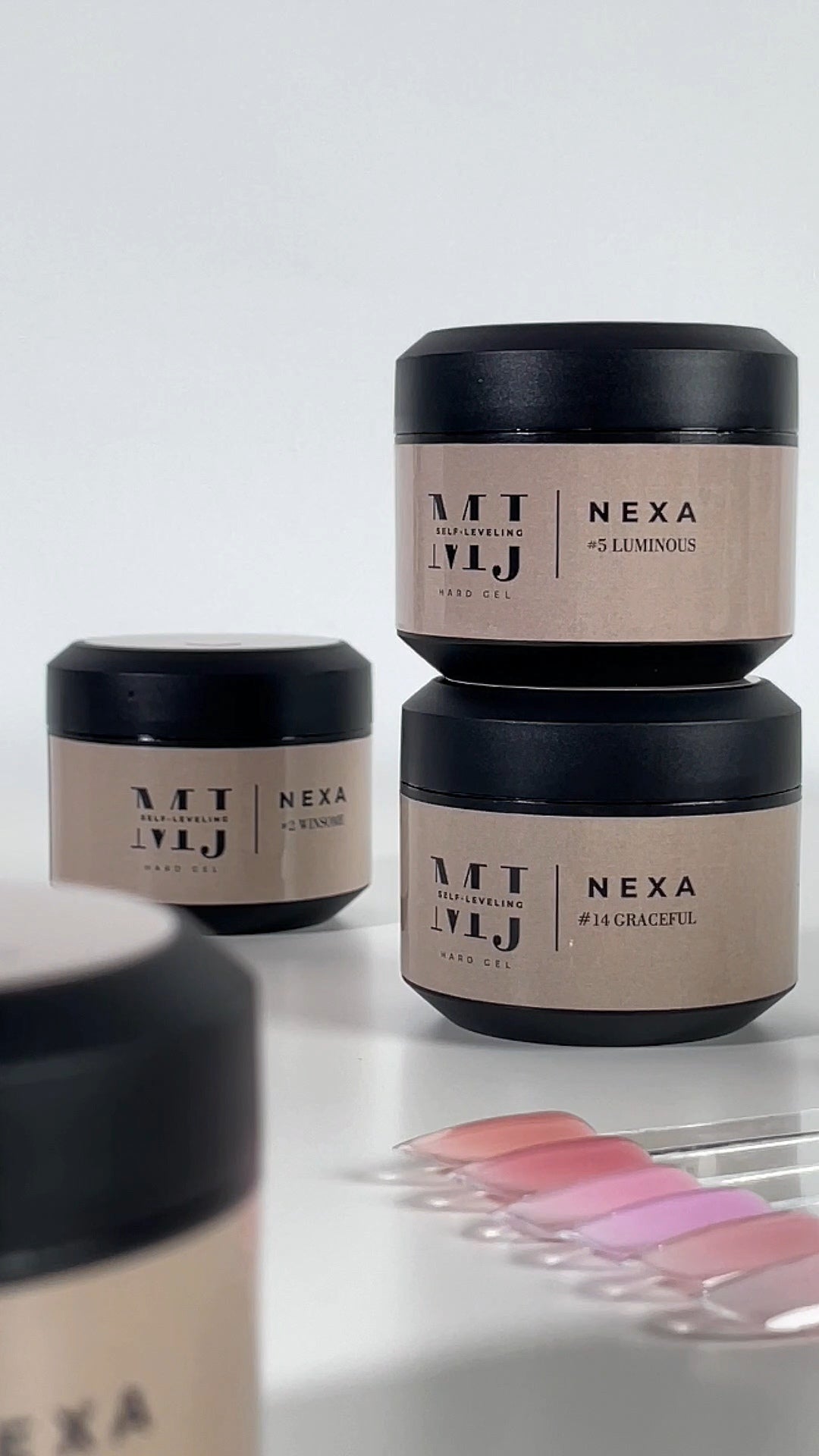 Hard Gel NEXA  — 30ml BLACK OR BEIGE JAR