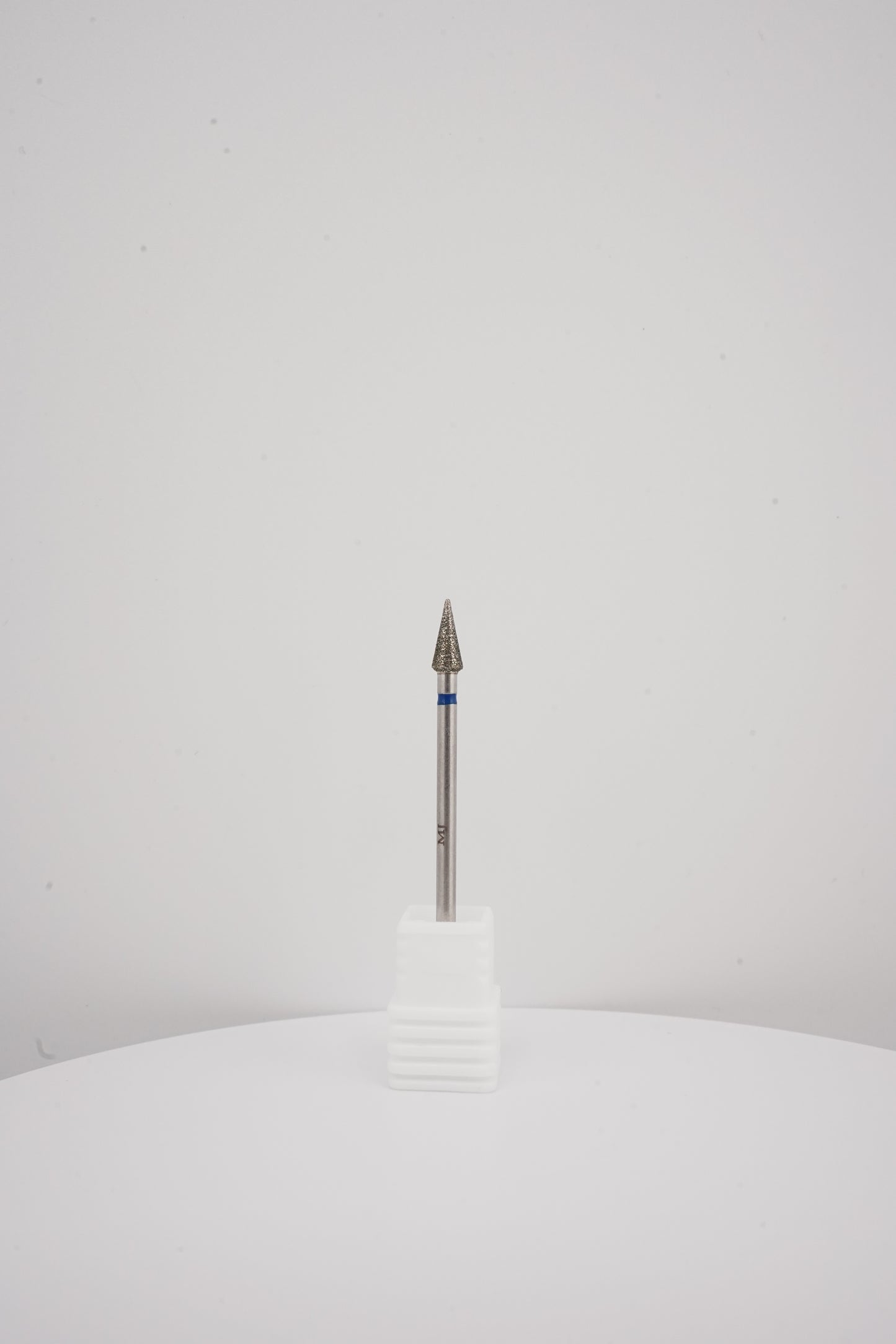 Diamond Nail Drill Bit – Blue Ring (Cone Shape)
