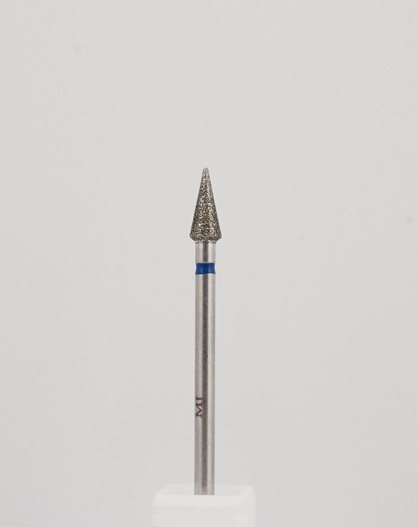 Diamond Nail Drill Bit – Blue Ring (Cone Shape)