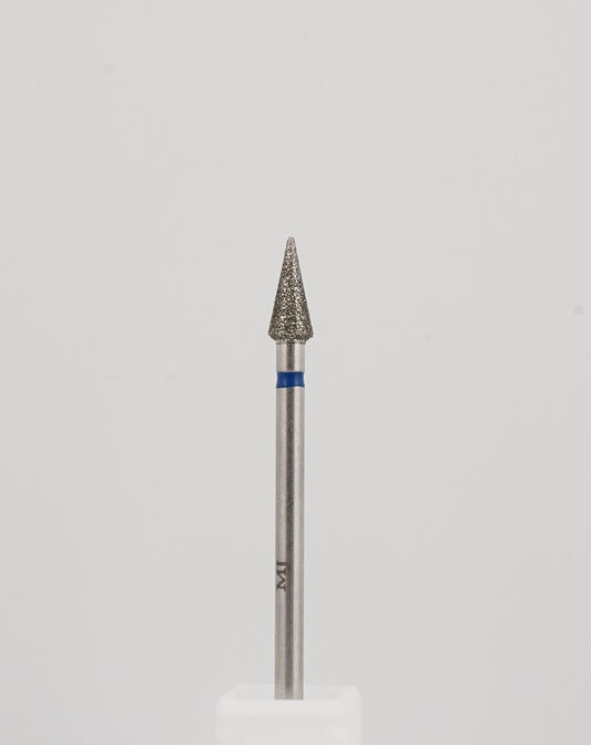Diamond Nail Drill Bit – Blue Ring (Cone Shape)
