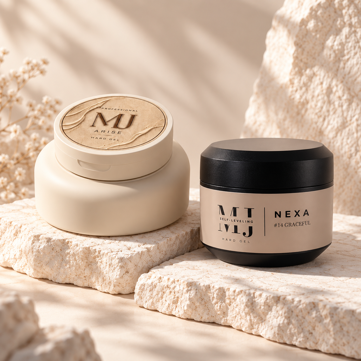 Hard Gel NEXA  — 30ml BLACK OR BEIGE JAR