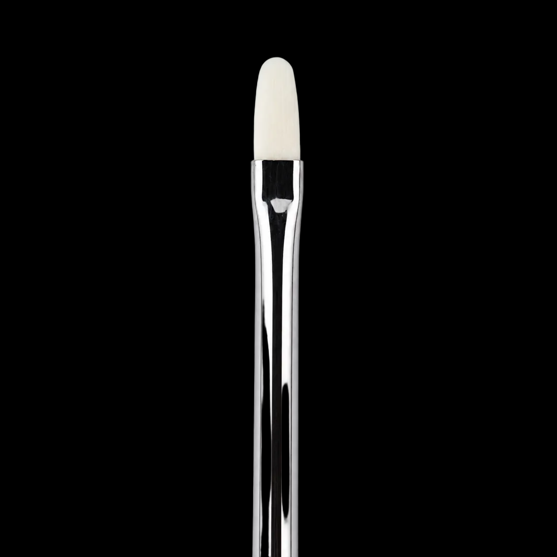 Professional Oval Gel Brush — Long Bristles Synthetic Brush